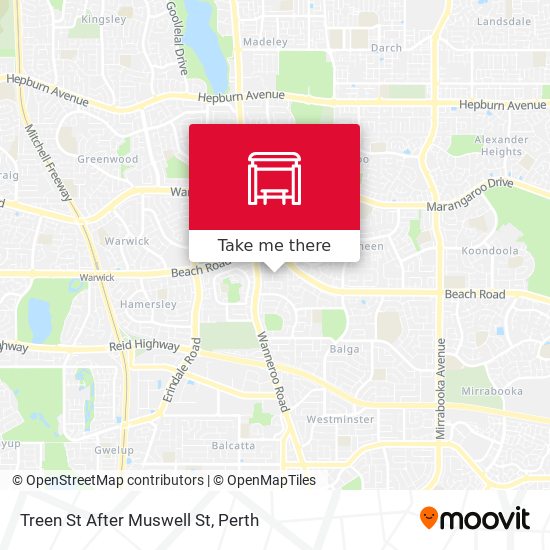 Treen St After Muswell St map