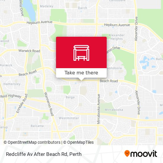 Redcliffe Av After Beach Rd map