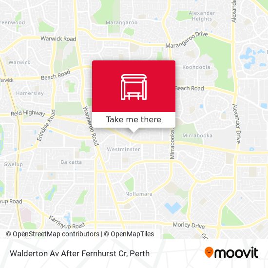 Walderton Av After Fernhurst Cr map