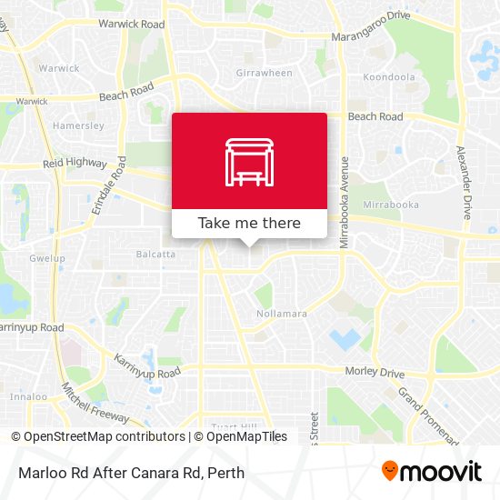 Marloo Rd After Canara Rd map