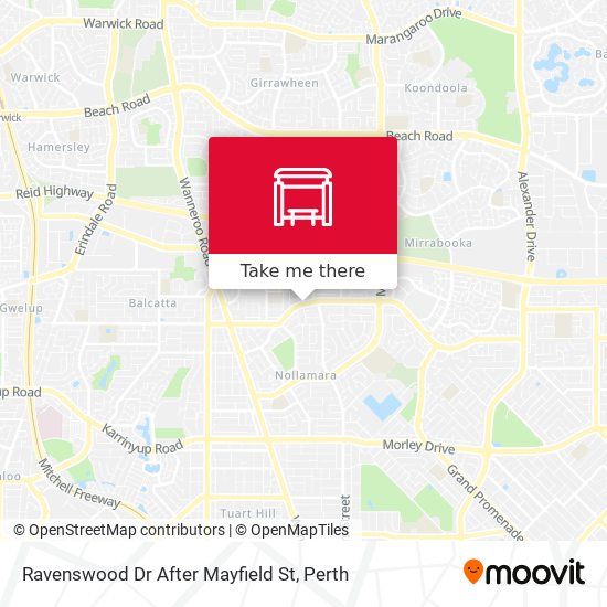 Ravenswood Dr After Mayfield St map