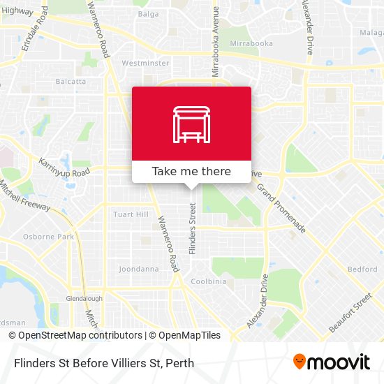 Flinders St Before Villiers St map