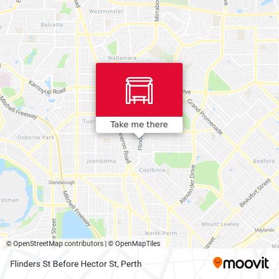 Flinders St Before Hector St map