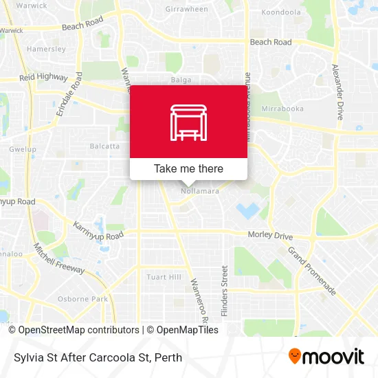 Sylvia St After Carcoola St map