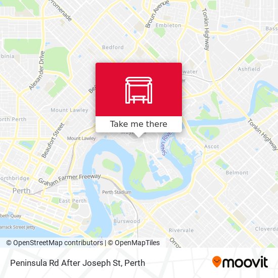Peninsula Rd After Joseph St map