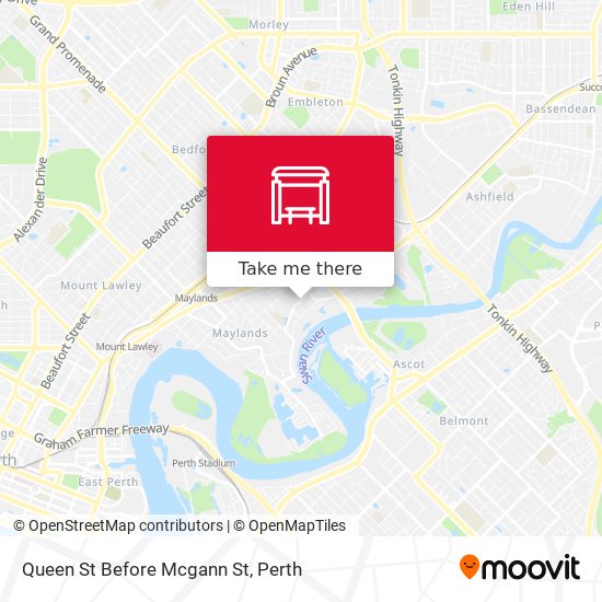 Queen St Before Mcgann St map