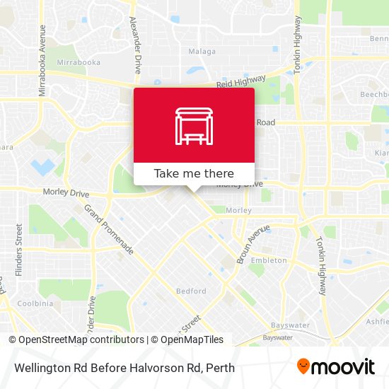 Wellington Rd Before Halvorson Rd map