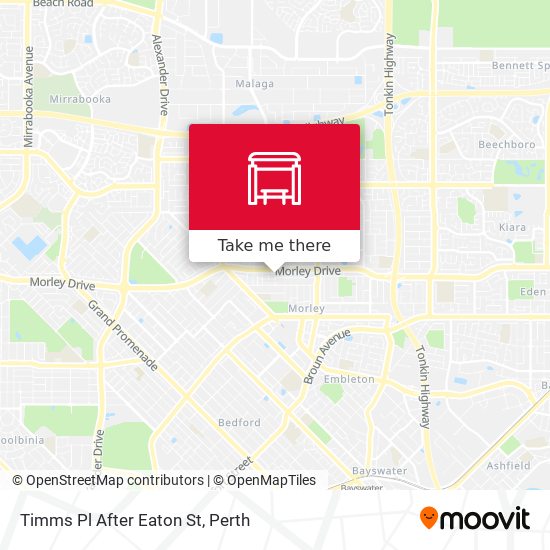 Timms Pl After Eaton St map