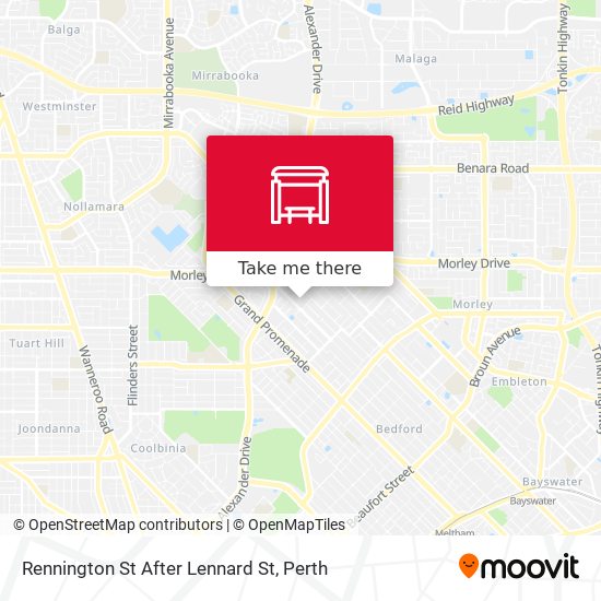 Rennington St After Lennard St map