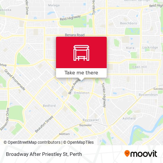 Broadway   After Priestley St map