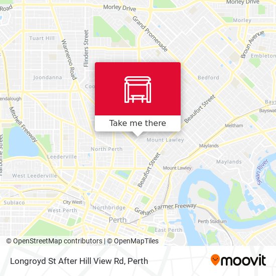 Longroyd St After Hill View Rd map