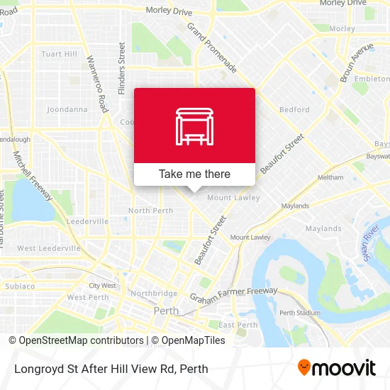 Mapa Longroyd St After Hill View Rd