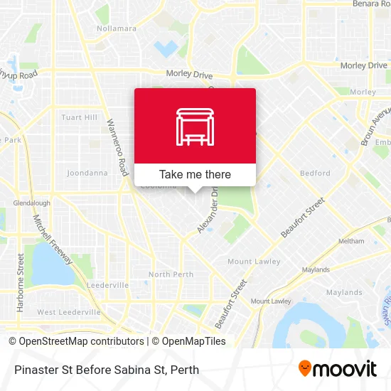 Mapa Pinaster St Before Sabina St