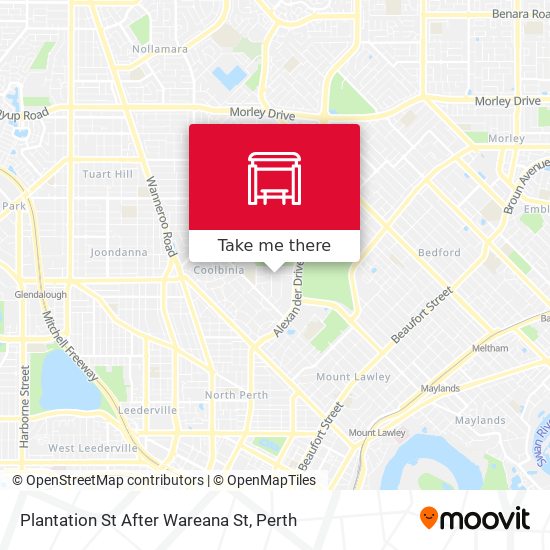 Plantation St After Wareana St map