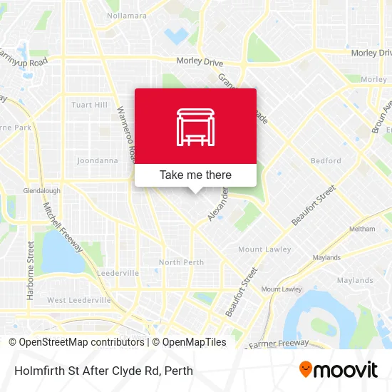 Mapa Holmfirth St After Clyde Rd