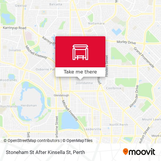Stoneham St After Kinsella St map