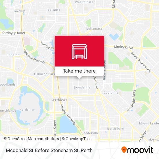 Mcdonald St Before Stoneham St map