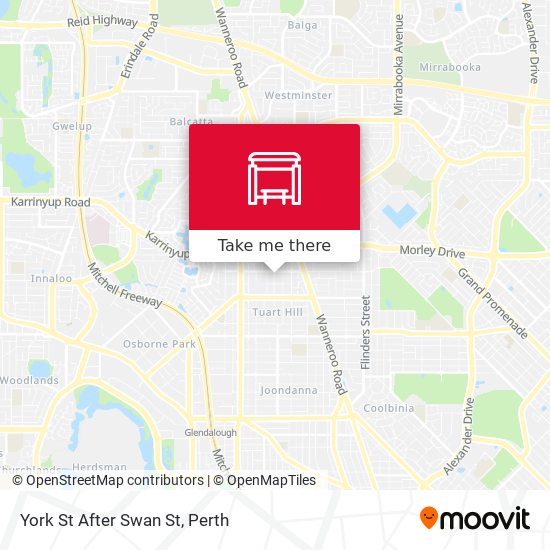 York St After Swan St map