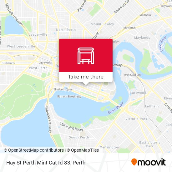 Hay St Perth Mint Cat Id 83 map