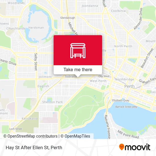 Mapa Hay St After Ellen St