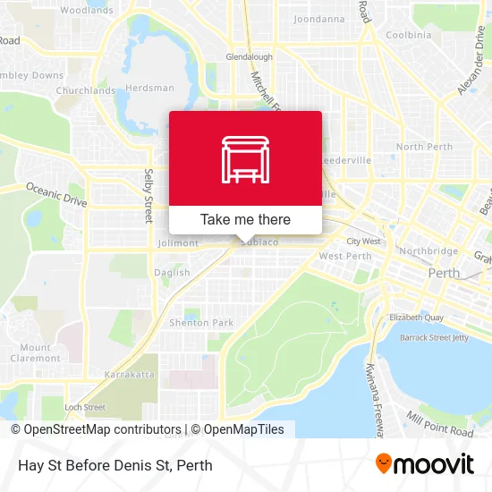 Mapa Hay St Before Denis St