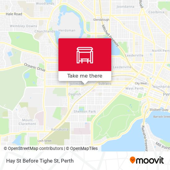 Hay St Before Tighe St map