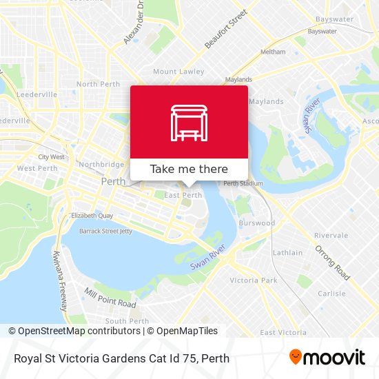 Mapa Royal St Victoria Gardens Cat Id 75