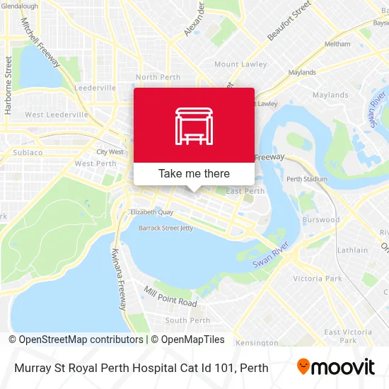 Mapa Murray St Royal Perth Hospital Cat Id 101