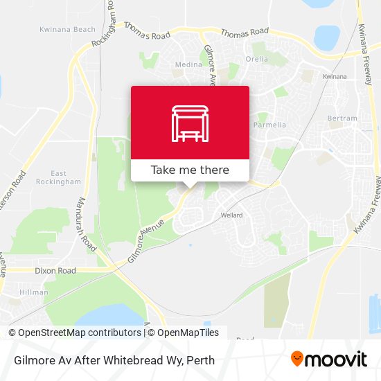 Gilmore Av After Whitebread Wy map