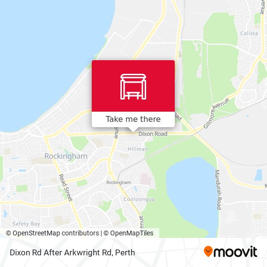 Dixon Rd After Arkwright Rd map