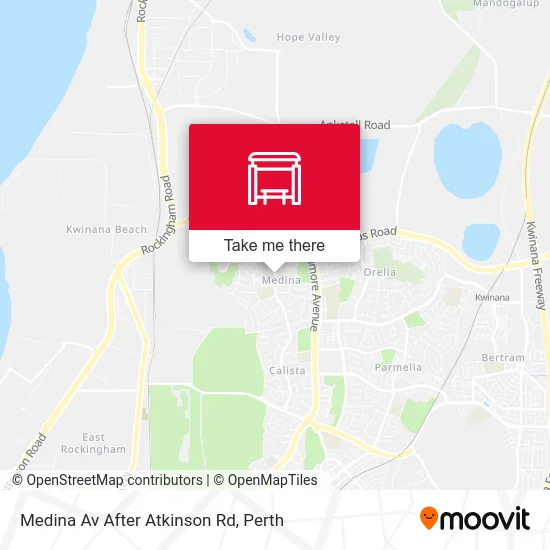 Mapa Medina Av After Atkinson Rd