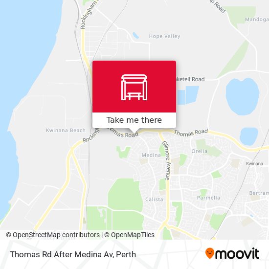 Thomas Rd After Medina Av map