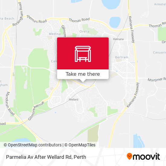 Parmelia Av After Wellard Rd map