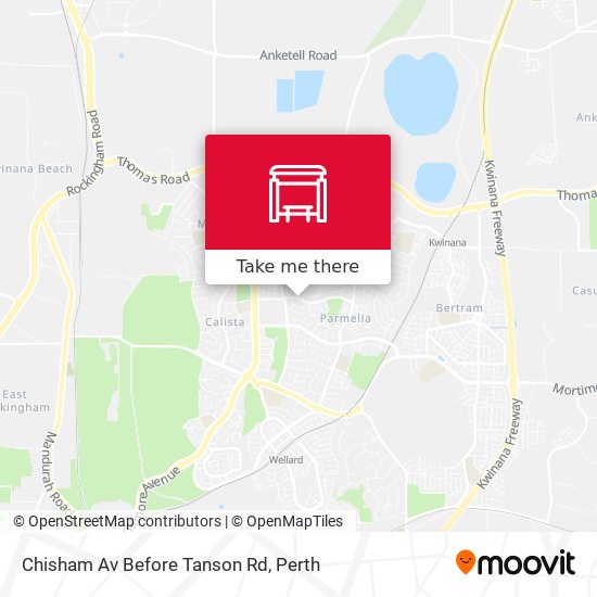 Chisham Av Before Tanson Rd map