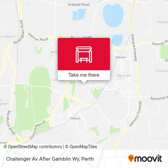 Mapa Challenger Av After Gamblin Wy