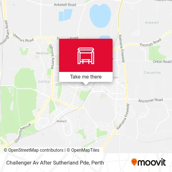 Mapa Challenger Av After Sutherland Pde