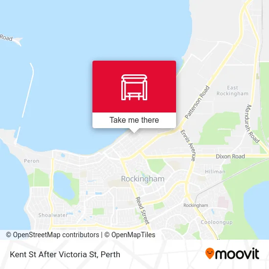 Mapa Kent St After Victoria St