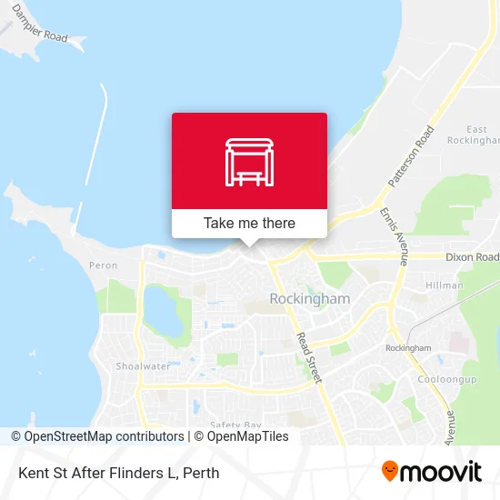 Mapa Kent St After Flinders L