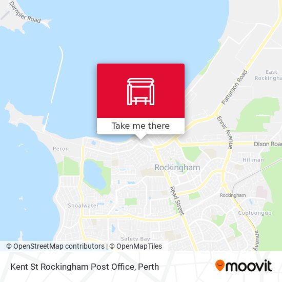 Kent St Rockingham Post Office map