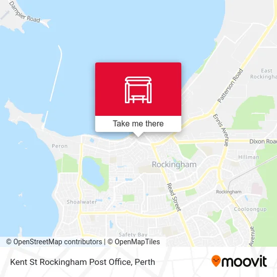Mapa Kent St Rockingham Post Office