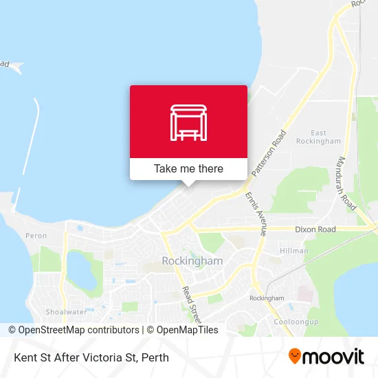 Mapa Kent St After Victoria St