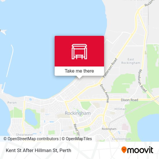 Kent St After Hillman St map