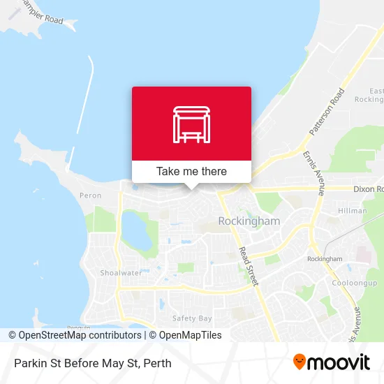 Mapa Parkin St Before May St