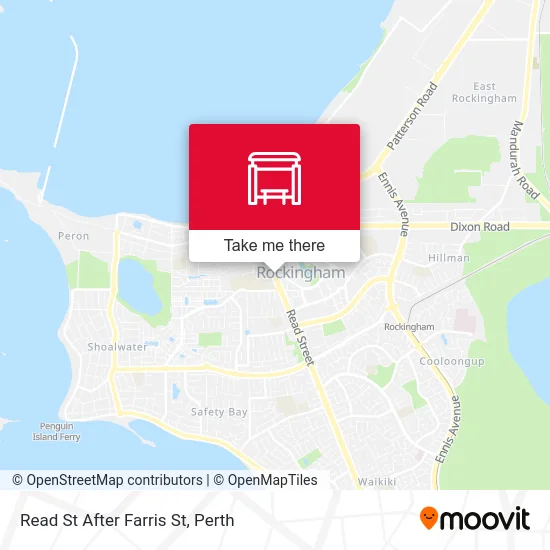 Mapa Read St After Farris St