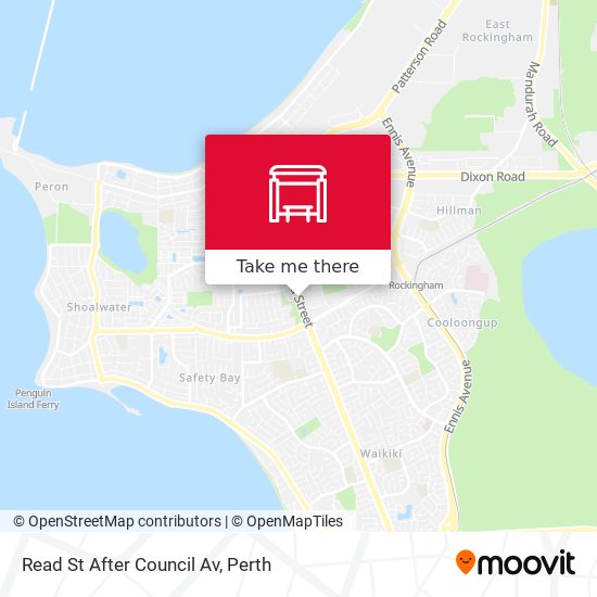 Read St After Council Av map