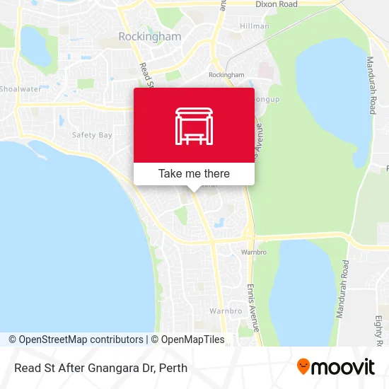 Mapa Read St After Gnangara Dr