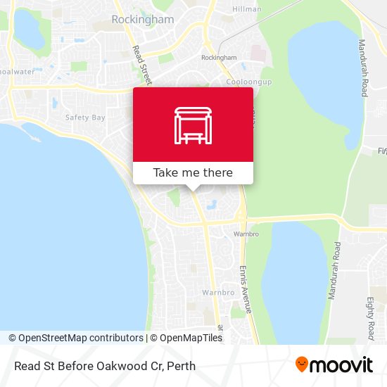 Read St Before Oakwood Cr map