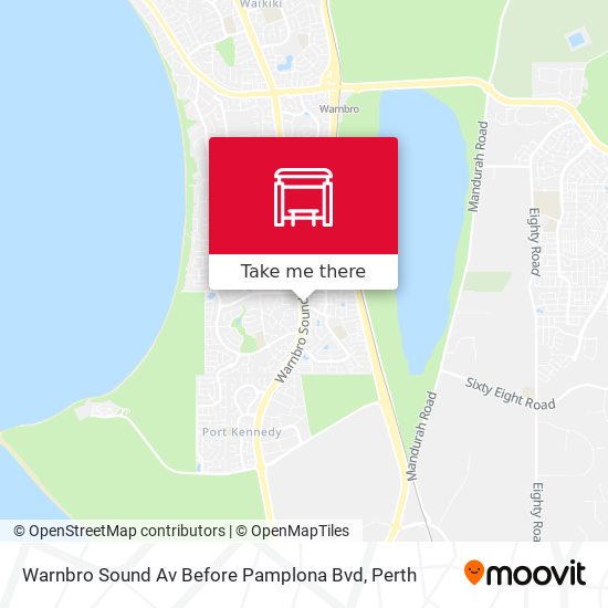 Warnbro Sound Av Before Pamplona Bvd map