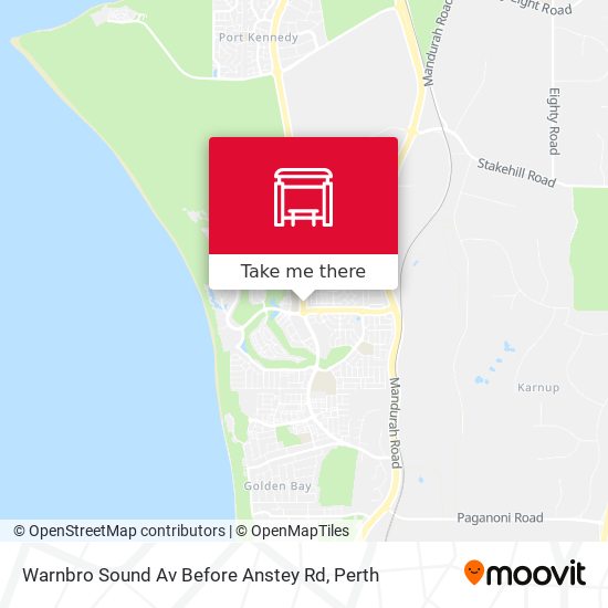 Warnbro Sound Av Before Anstey Rd map