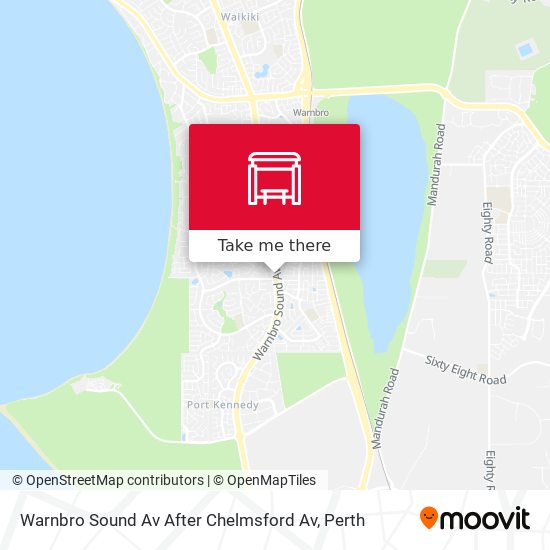 Warnbro Sound Av After Chelmsford Av map